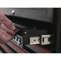 Premier™ Retro Style Mid-Box Tool Chest 2 Drawer - Black with Red Anodised Drawer Pulls