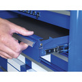 Sealey Premier™ Retro Style Topchest, Mid-Box Tool Chest & Rollcab Combination 10 Drawer - Blue with White Stripes