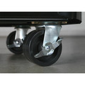 Sealey Premier™ Retro Style Rollcab 4 Drawer - Black with Red Anodised Drawer Pulls