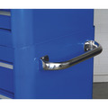 Sealey Premier™ Retro Style Topchest, Mid-Box Tool Chest & Rollcab Combination 10 Drawer - Blue with White Stripes