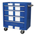 Sealey AP28204BWS Premier™ Retro Style Rollcab 4 Drawer - Blue with White Stripes