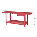 Sealey Steel Workbench with Drawer 2m