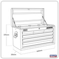 Superline PRO® Topchest 6 Drawer - Red
