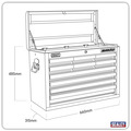 Sealey Superline PRO® Topchest 10 Drawer - Red