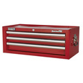 Sealey AP33339 Superline PRO® Mid-Box Tool Chest 3 Drawer - Red
