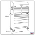 Sealey AP36BESTACK Superline PRO® Tool Chest Combination with Power Bar 12 Drawer