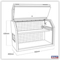 Sealey AP36HBE Superline PRO® Toolbox Hutch with Power Bar 910mm