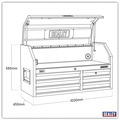 Superline PRO® Black Edition Topchest with 6 Soft Close Drawers & Power Strip 1030mm