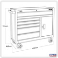 Sealey American PRO® Rollcab 6 Drawer - Green