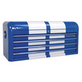 Sealey Premier™ Retro Style Wide Topchest 4 Drawer - Blue with White Stripes