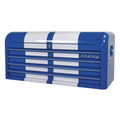Sealey Premier™ Retro Style Wide Topchest 4 Drawer - Blue with White Stripes