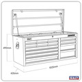 Sealey AP41149 Superline PRO® Heavy-Duty Topchest 14 Drawer - Red