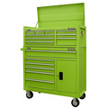 Sealey American PRO® Topchest & Rollcab Combination 15 Drawer - Green