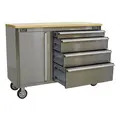Sealey AP4804SS Mobile Stainless Steel Tool Cabinet 4 Drawer