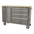 Sealey AP4804SS Premier™ Mobile Stainless Steel Tool Cabinet 4 Drawer