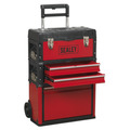 Sealey Mobile Steel/Composite Toolbox with 3 Compartments