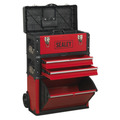 Sealey Mobile Steel/Composite Toolbox with 3 Compartments