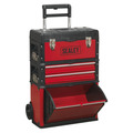 Sealey Mobile Steel/Composite Toolbox with 3 Compartments