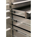 Sealey Premier™ Mobile Stainless Steel Tool Cabinet 10 Drawer with Backboard & 2 Wall Cupboards