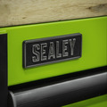 Sealey Superline PRO® Black Edition Mobile Trolley with Wooden Worktop 15 Drawer 1549mm