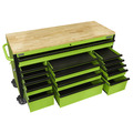 Sealey Superline PRO® Black Edition Mobile Trolley with Wooden Worktop 15 Drawer 1549mm