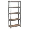 Sealey AP6150GS Racking Unit with 5 Shelves 150kg Capacity Per Level