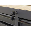 Sealey Superline PRO® Black Edition Top Hutch & 2 Drawer Riser 1549mm