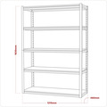 Sealey Racking Unit with 5 Shelves 600kg Capacity Per Level