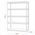 Sealey AP6548 Racking Unit with 5 Shelves 600kg Capacity Per Level