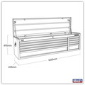 Sealey AP6610 Superline PRO&reg; Topchest 10 Drawer - Red
