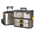 Sealey Mobile Stainless Steel/Composite Toolbox with 3 Compartments