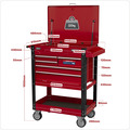 Sealey Superline PRO® Heavy-Duty Mobile Tool & Parts Trolley with 5 Drawers & Lockable Top
