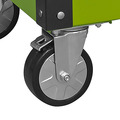 Sealey AP890MHV Superline PRO® Heavy-Duty Mobile Tool & Parts Trolley with 5 Drawers and Lockable Top - Hi-Vis Green