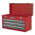 Sealey AP9243BB American PRO&reg; Tool Chest 3 Drawer - Red/Grey