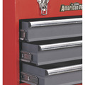 Sealey AP9243BB American PRO&reg; Tool Chest 3 Drawer - Red/Grey