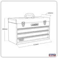 Sealey AP9243BBHV American PRO® Tool Chest 3 Drawer - Green/Grey
