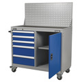 Premier Industrial™ Mobile Workstation with 5 Drawers & 1 Shelf