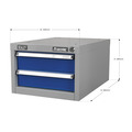 Sealey Premier Industrial™ Double Drawer Unit for API Series Workbenches