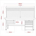 Sealey Premier Industrial™ Complete Workstation & Cabinet Combo 1.8m