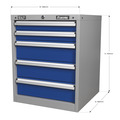 Sealey API5655A Premier Industrial™ Cabinet 5 Drawer