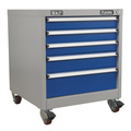 Sealey Premier Industrial™ Mobile Industrial Cabinet 5 Drawer