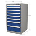 Sealey Premier Industrial™ Industrial Cabinet 8 Drawer