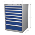 Sealey Premier Industrial™ Cabinet 8 Drawer