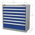 Sealey Premier Industrial™ Cabinet 7 Drawer