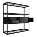 Sealey Heavy-Duty Modular Racking Kit with 3 Storage Units