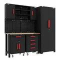 Sealey APMS12OP American PRO&reg; Complete Garage Storage System with 2 Mobile Trolleys
