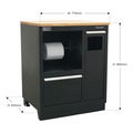 Premier™ Heavy-Duty Modular Multifunction Floor Cabinet 775mm