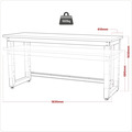 Sealey Premier™ Heavy-Duty Steel Adjustable Workbench with Wooden Worktop 1830mm