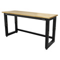 Sealey Premier™ Heavy-Duty Steel Adjustable Workbench with Wooden Worktop 1830mm