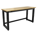 Sealey Premier™ Heavy-Duty Steel Adjustable Workbench with Wooden Worktop 1830mm